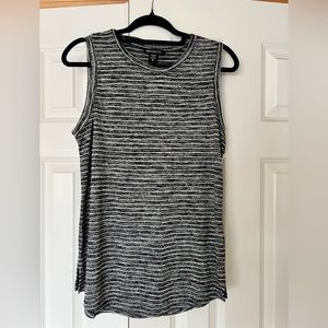 Athleta Breezy tank. Charcoal/white.  Size medium.